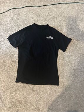 California Graphic Black Men’s T‑Shirt